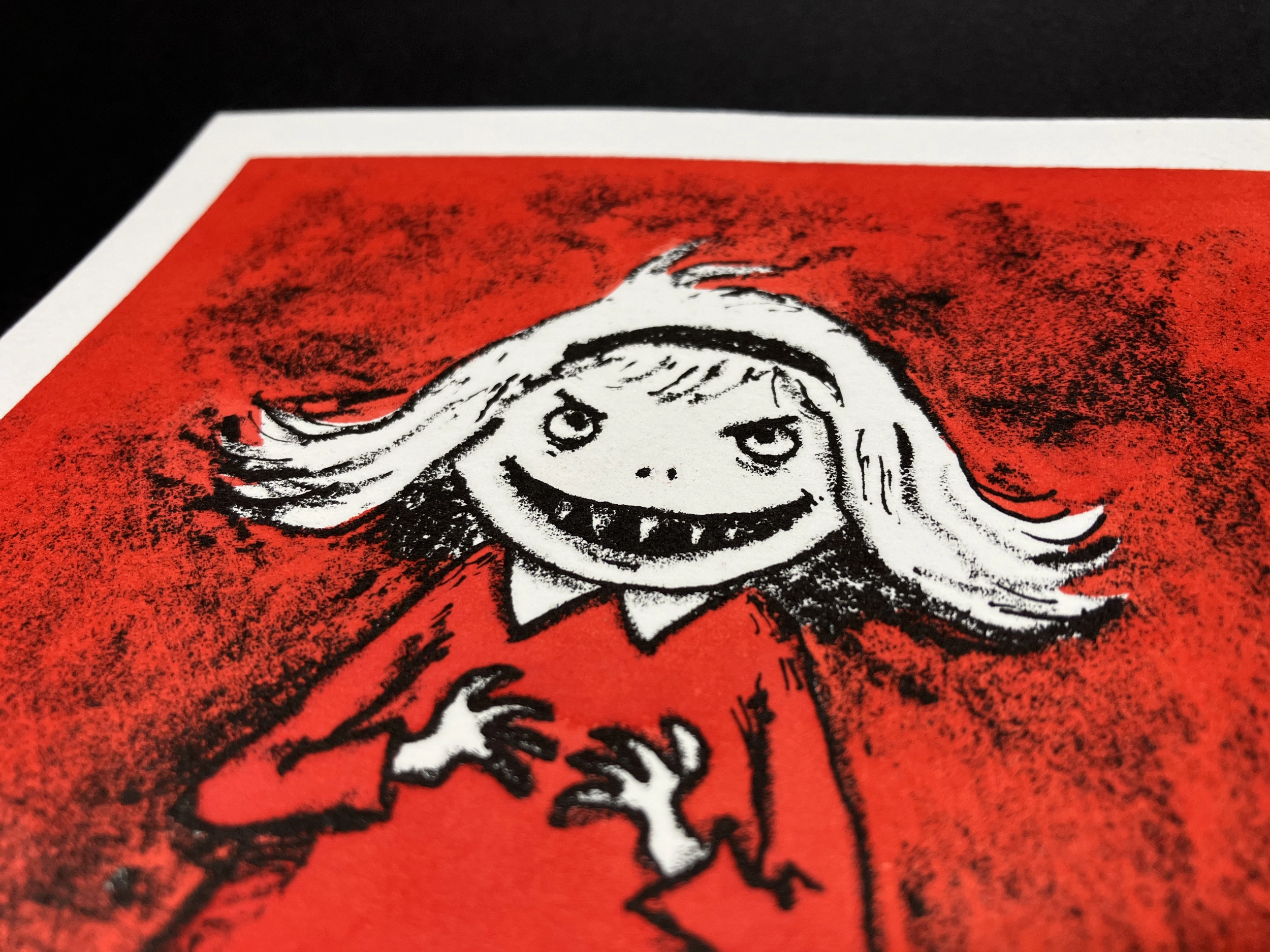 Lithographie : La très vilaine petite fille – Image 2